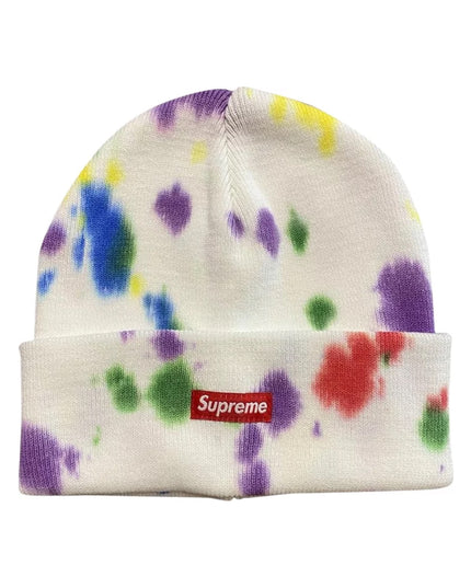 Supreme Splatter Dyed Beanie - White (SS20)