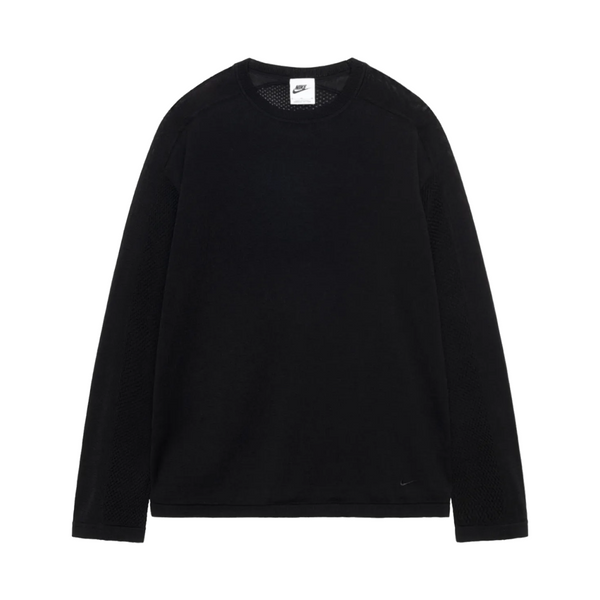 大人気 ☆NIKE X STUSSY☆ L/S JERSEY BLACK Size XXL - Nike x Stussy Long Sleeve Knit Jersey Black SS24
