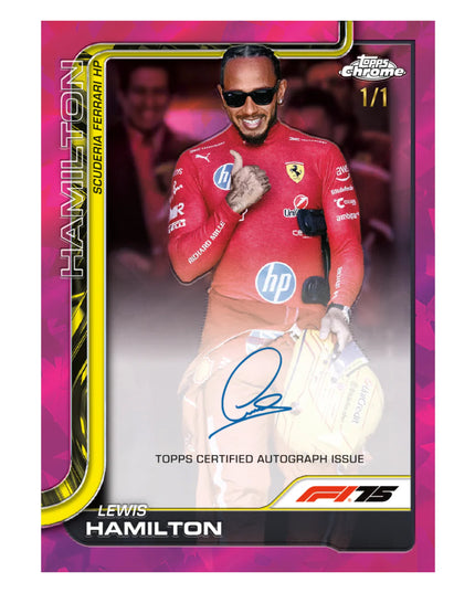 2025 Topps Chrome Formula 1 Sapphire Edition Hobby Box