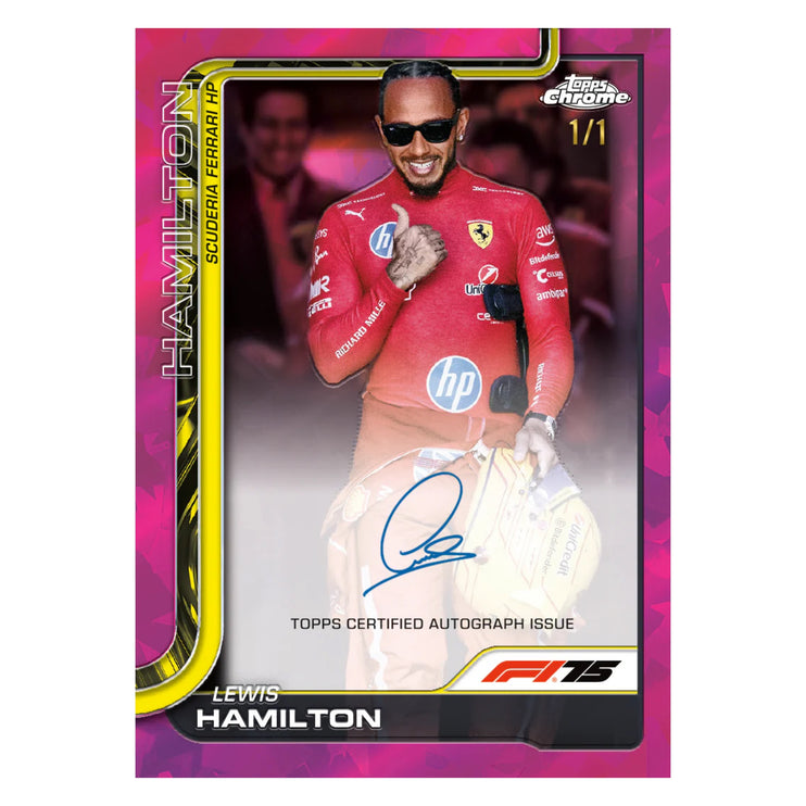 2025 Topps Chrome Formula 1 Sapphire Edition Hobby Box