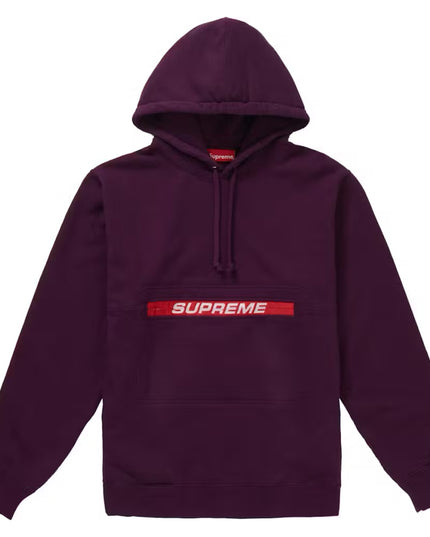 Supreme Zip Pouch Hoodie - Eggplant (SS19)