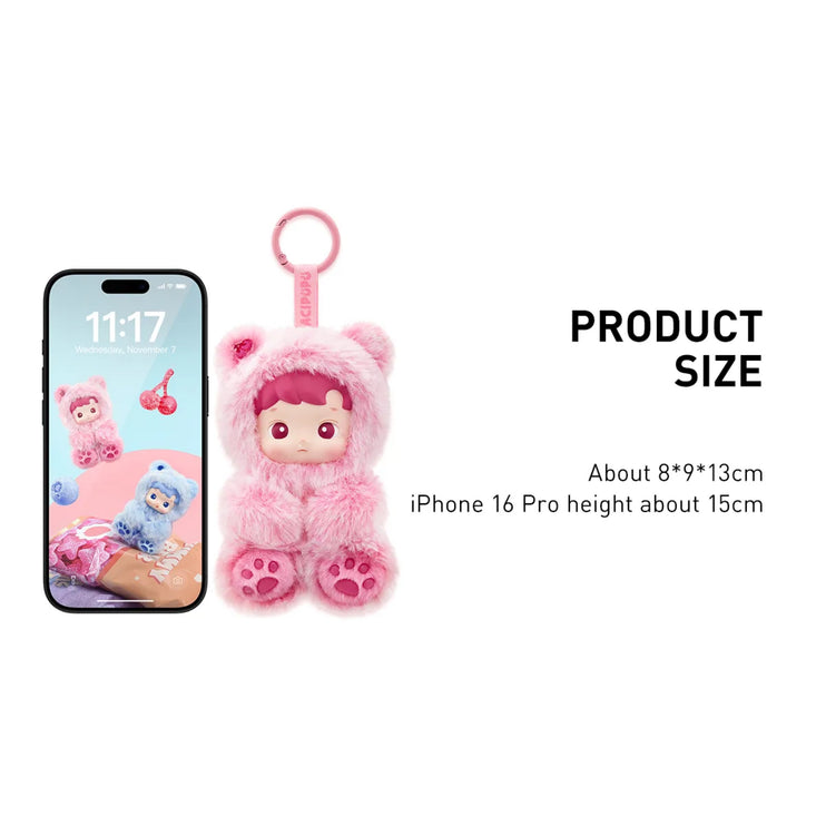 Pop Mart HACIPUPU Gummy Bear Series Vinyl Plush Pendant Blind Box