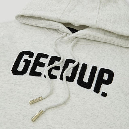 GEEDUP PFK Hoodie - White Marle/Black