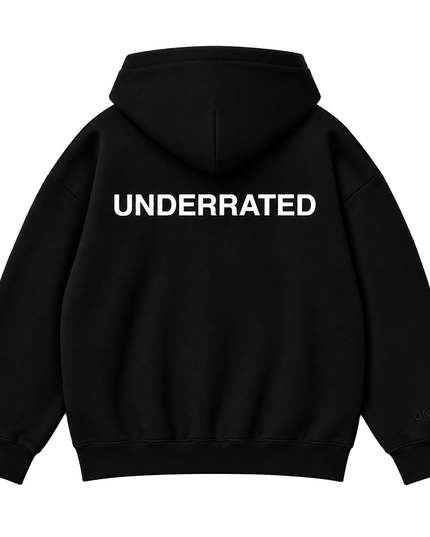 UNDERRATED Classic Logo V2 Hoodie - Black