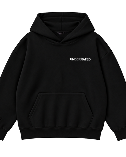UNDERRATED Classic Logo V2 Hoodie - Black