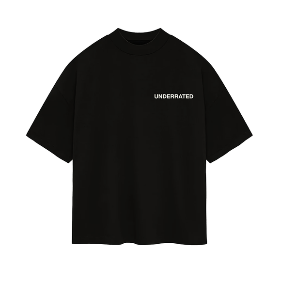 UNDERRATED Classic Logo T-Shirt - Black