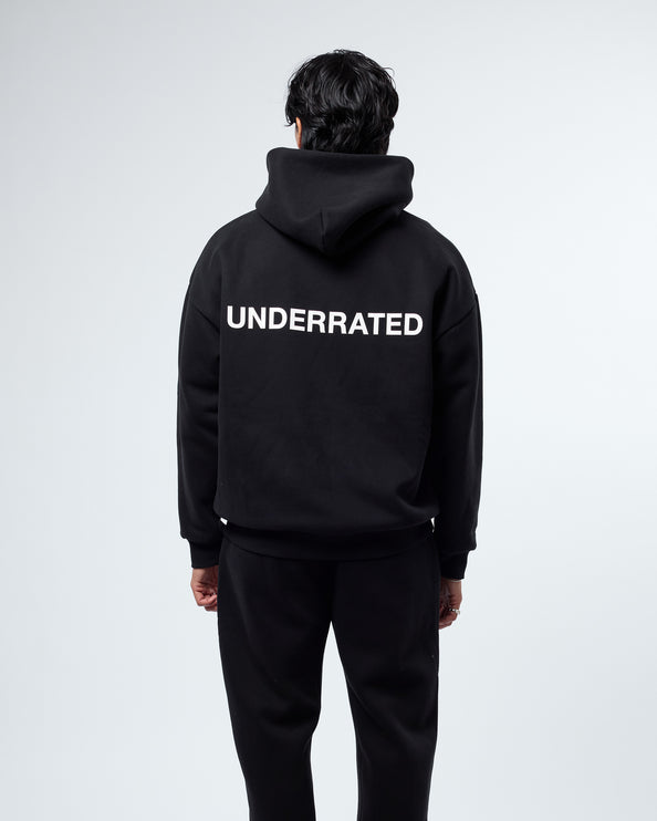 UNDERRATED Classic Logo V2 Hoodie - Black