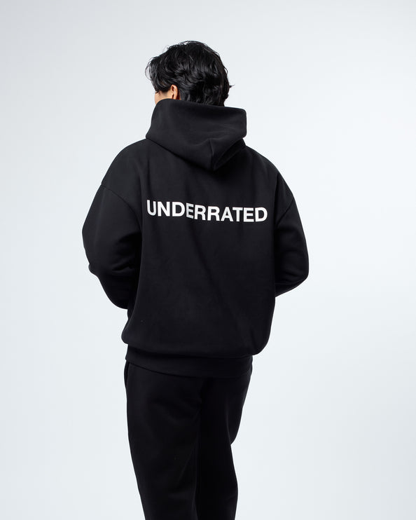 UNDERRATED Classic Logo V2 Hoodie - Black