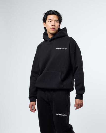 UNDERRATED Classic Logo V2 Hoodie - Black