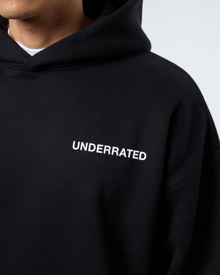 UNDERRATED Classic Logo V2 Hoodie - Black