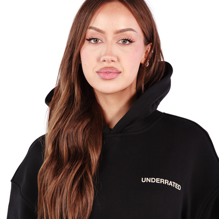 UNDERRATED Classic Logo Hoodie - Black