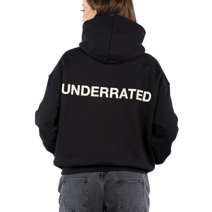 UNDERRATED Classic Logo Hoodie - Black