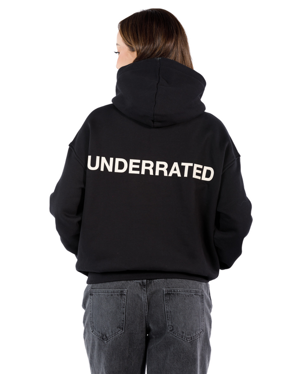 UNDERRATED Classic Logo Hoodie - Black
