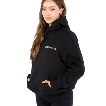 UNDERRATED Classic Logo Hoodie - Black