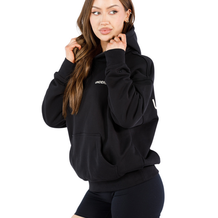 UNDERRATED Classic Logo Hoodie - Black