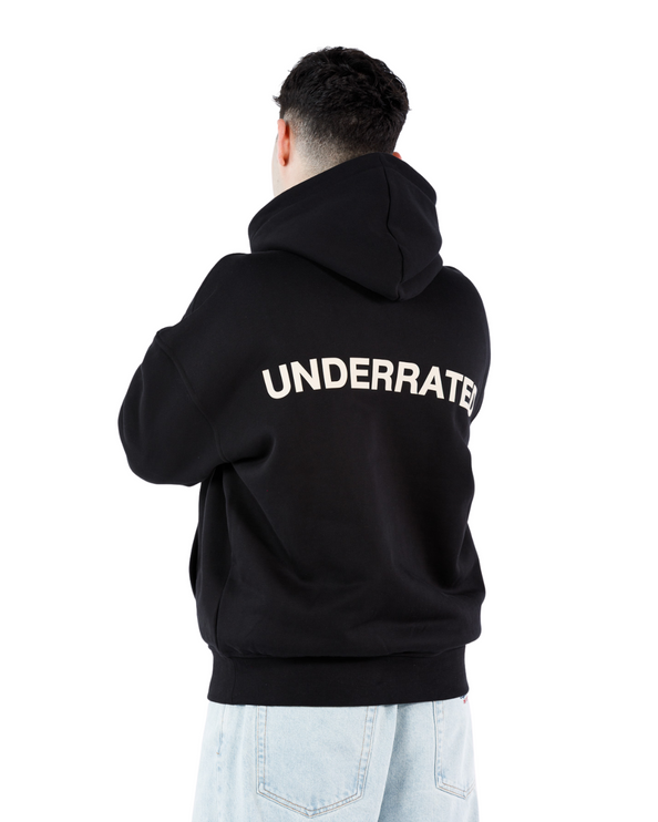 UNDERRATED Classic Logo Hoodie - Black