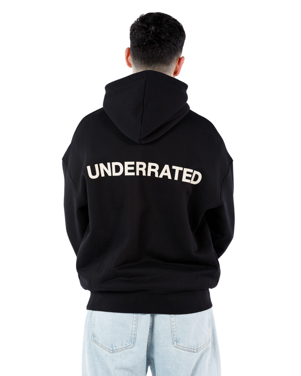 UNDERRATED Classic Logo Hoodie - Black