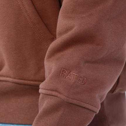 UNDERRATED Classic Logo Hoodie - Brown