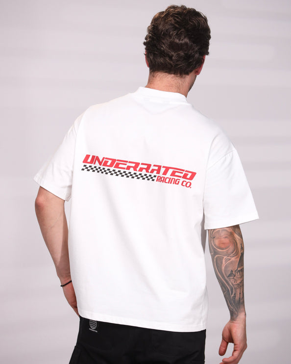 UNDERRATED Racing Co T-Shirt - White