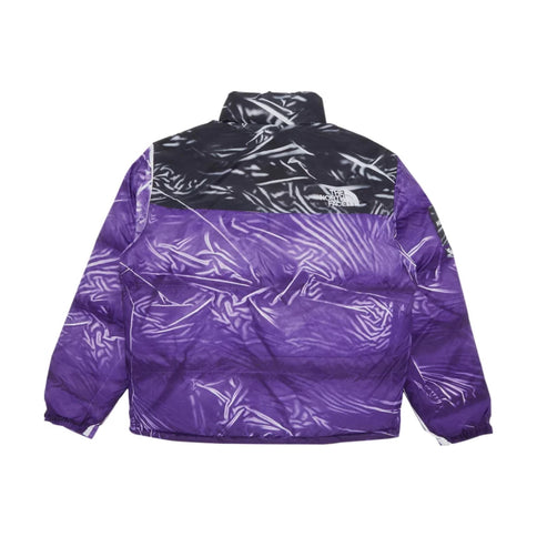 Supreme x The North Face Printed Nuptse Trompe L'oeil Jacket - Purple (SS23)