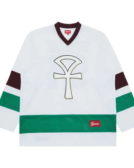 Supreme Ankh Hockey Jersey - White (SS18)