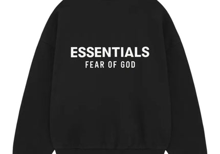 FEAR OF GOD ESSENTIALS Fleece Polo - Black (Holiday 2024)