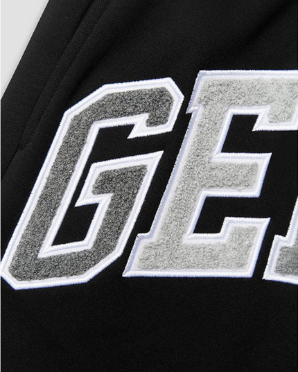GEEDUP Team Logo Track Pants - Black/Grey Monochrome
