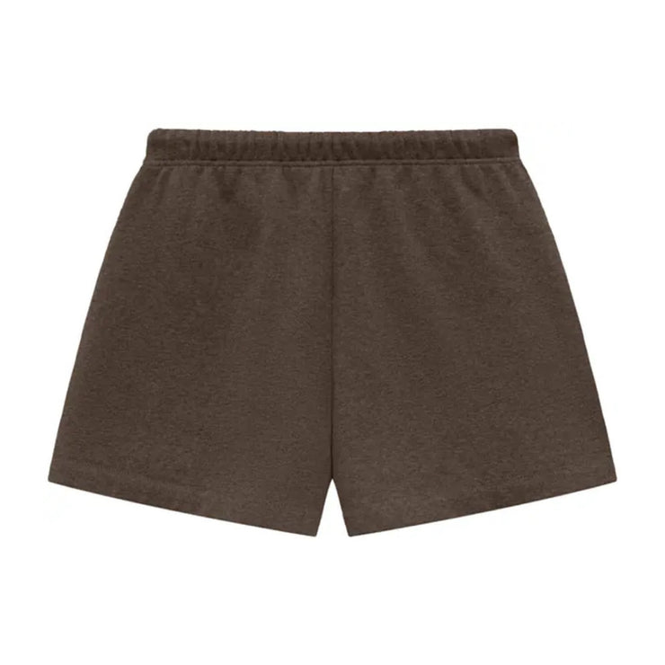 High-Rise-Shorts mit Gürtel Schwarz Sweat Shorts - Heather Wood (SS24)