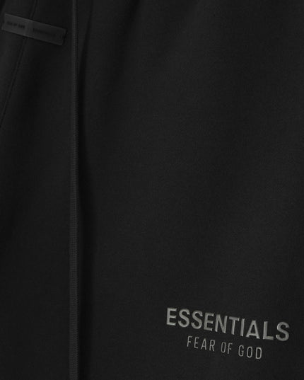 FEAR OF GOD ESSENTIALS Classic Fleece Sweatshort - Jet Black (SS25)