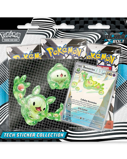 Pokemon TCG Scarlet & Violet - Black Bolt Tech Sticker Collection