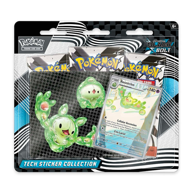 Pokemon TCG Scarlet & Violet - Black Bolt Tech Sticker Collection