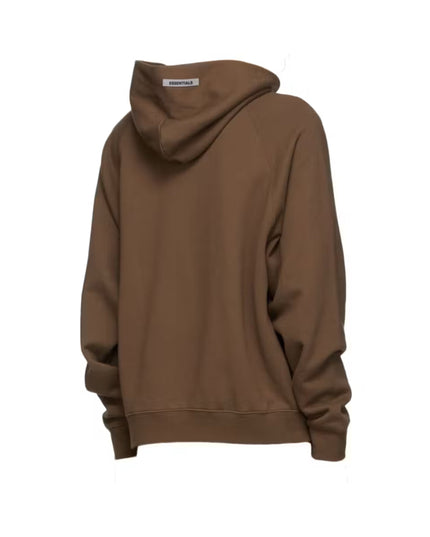 FEAR OF GOD ESSENTIALS 3D Silicon Hoodie - Brown