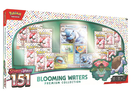 Pokemon TCG Scarlet & Violet - 151 Blooming Waters Premium Collection Box