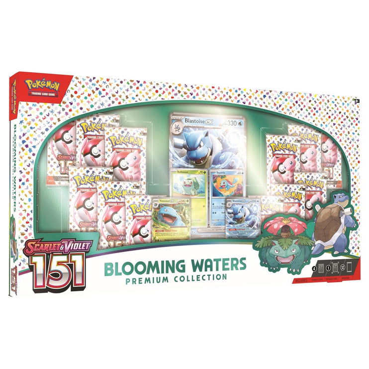 Pokemon TCG Scarlet & Violet - 151 Blooming Waters Premium Collection Box