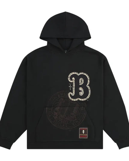 Travis Scott x Mitchell & Ness UCLA Bruins Overlap Pullover Hoodie - Black