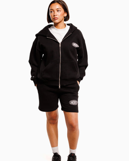 UNDERRATED Stamp Zip Hoodie - Black