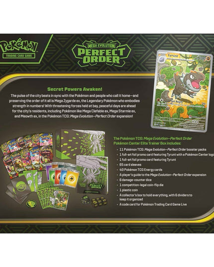 Pokemon TCG Mega Evolution - Perfect Order Pokemon Center Elite Trainer Box