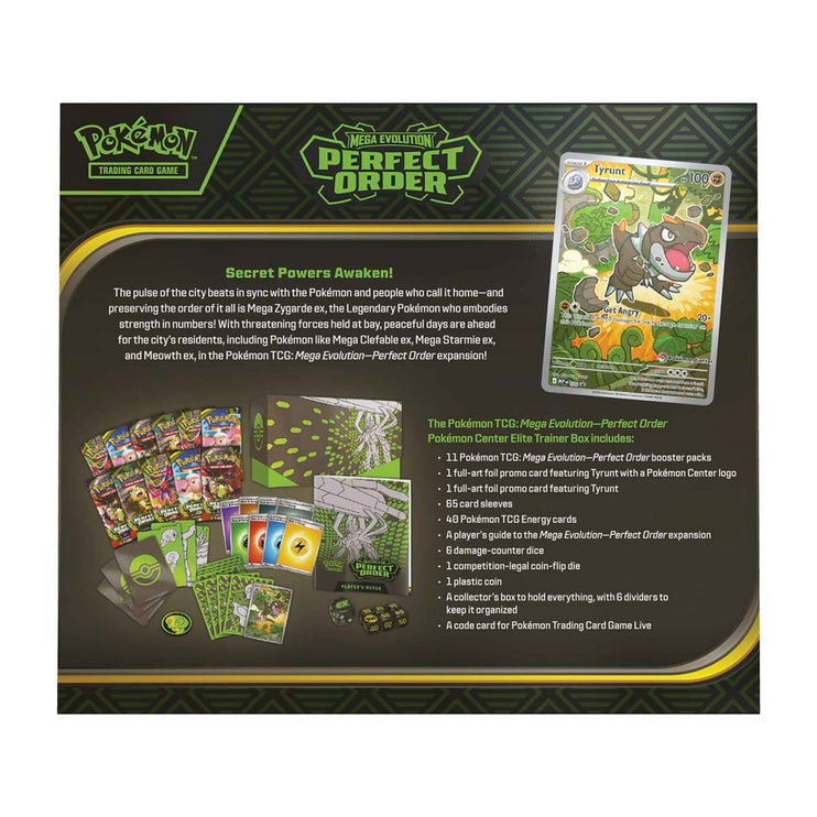 Pokemon TCG Mega Evolution - Perfect Order Pokemon Center Elite Trainer Box