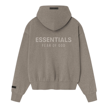 FEAR OF GOD ESSENTIALS Classic Fleece Zip-Up Hoodie - Homestead Heather (SS25)