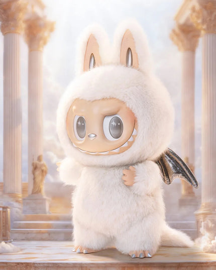 Pop Mart The Monsters Labubu Zimomo Angel in Clouds Figure (w/ Tote Bag)