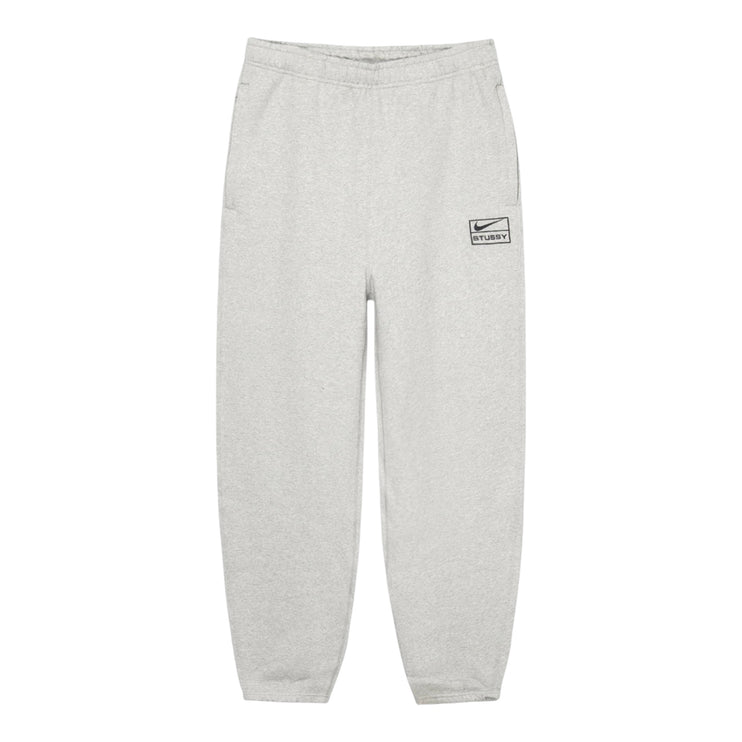 Stussy x Nike Fleece Pant - Grey Heather (FW25)
