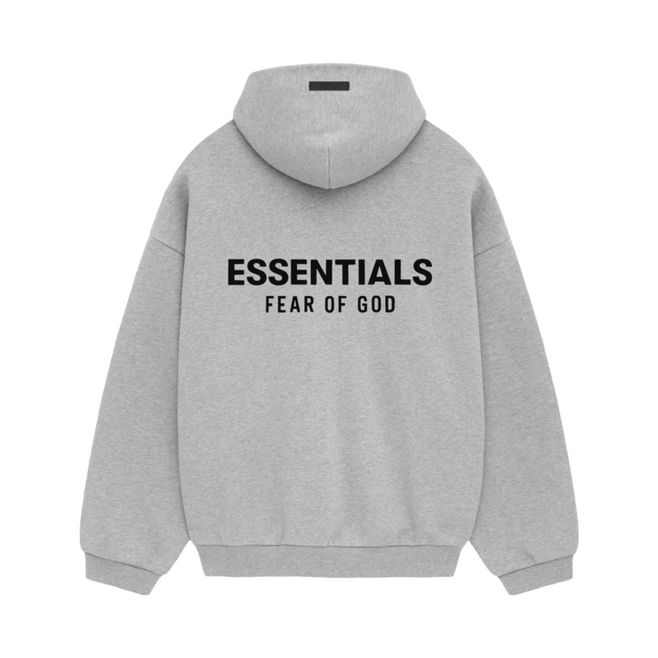 FEAR OF GOD ESSENTIALS Fleece Hoodie - Light Heather Grey (Holiday 2024)