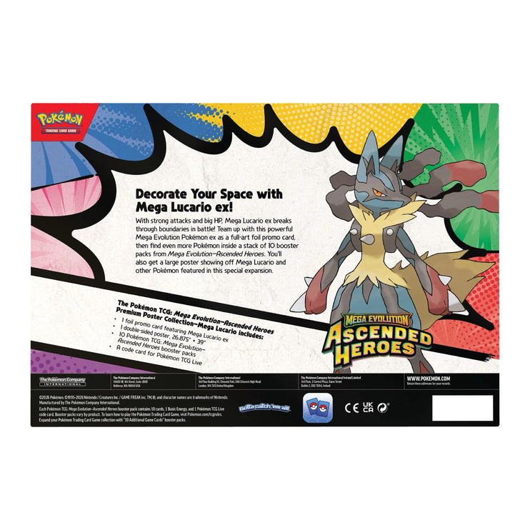 Pokemon TCG Mega Evolution - Ascended Heroes Premium Poster Collection