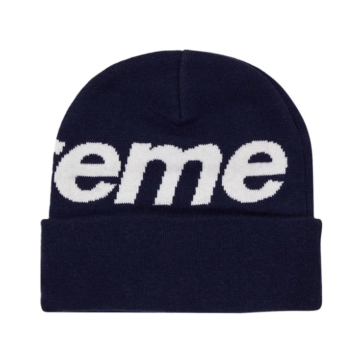 Supreme Big Logo Beanie - Navy (FW23)