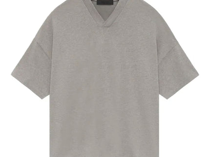 FEAR OF GOD ESSENTIALS V-Neck T-Shirt - Heather Grey (SS24)
