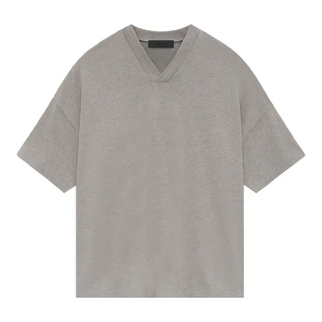 FEAR OF GOD ESSENTIALS V-Neck T-Shirt - Heather Grey (SS24)