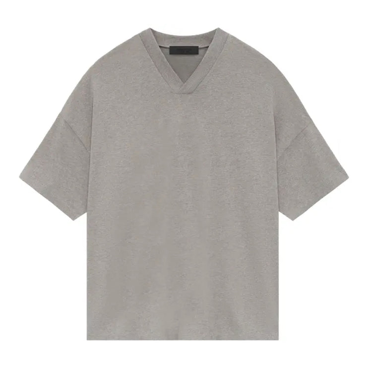 FEAR OF GOD ESSENTIALS V-Neck T-Shirt - Heather Grey (SS24)