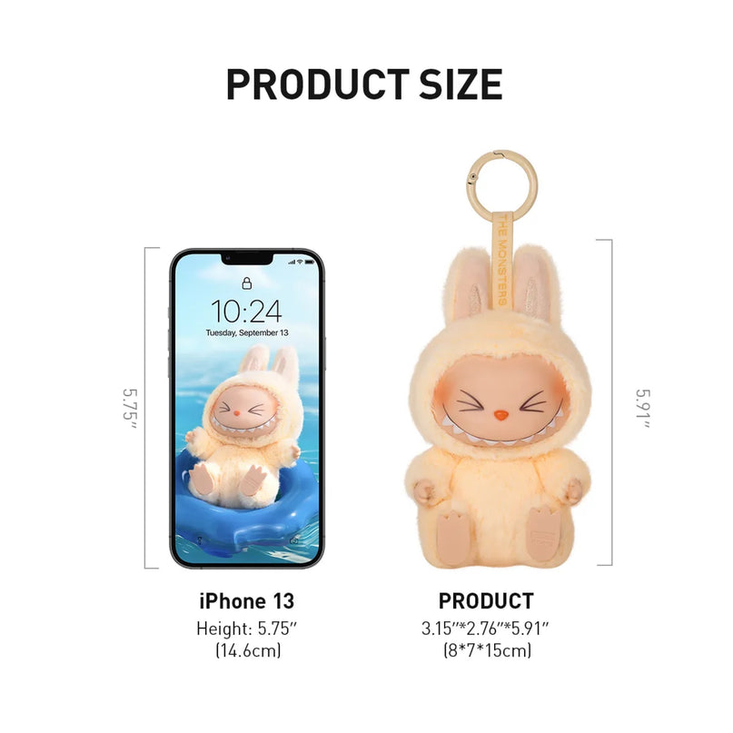 Pop Mart Labubu - The Monsters Have a Seat Vinyl Plush Pendant - Single Blind Box