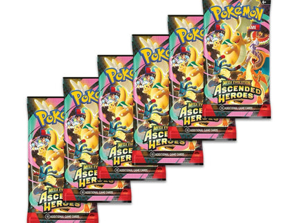 Pokemon TCG Mega Evolution - Ascended Heroes Booster Bundle (6 Packs)