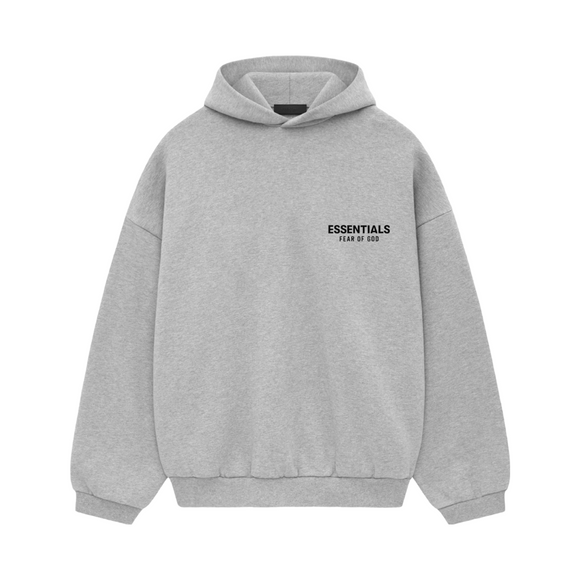 FEAR OF GOD ESSENTIALS Fleece Hoodie - Light Heather Grey (Holiday 